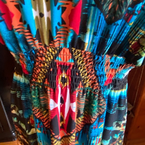 Bison Bisou Aztec Pattern Dress - Picture 3 of 9